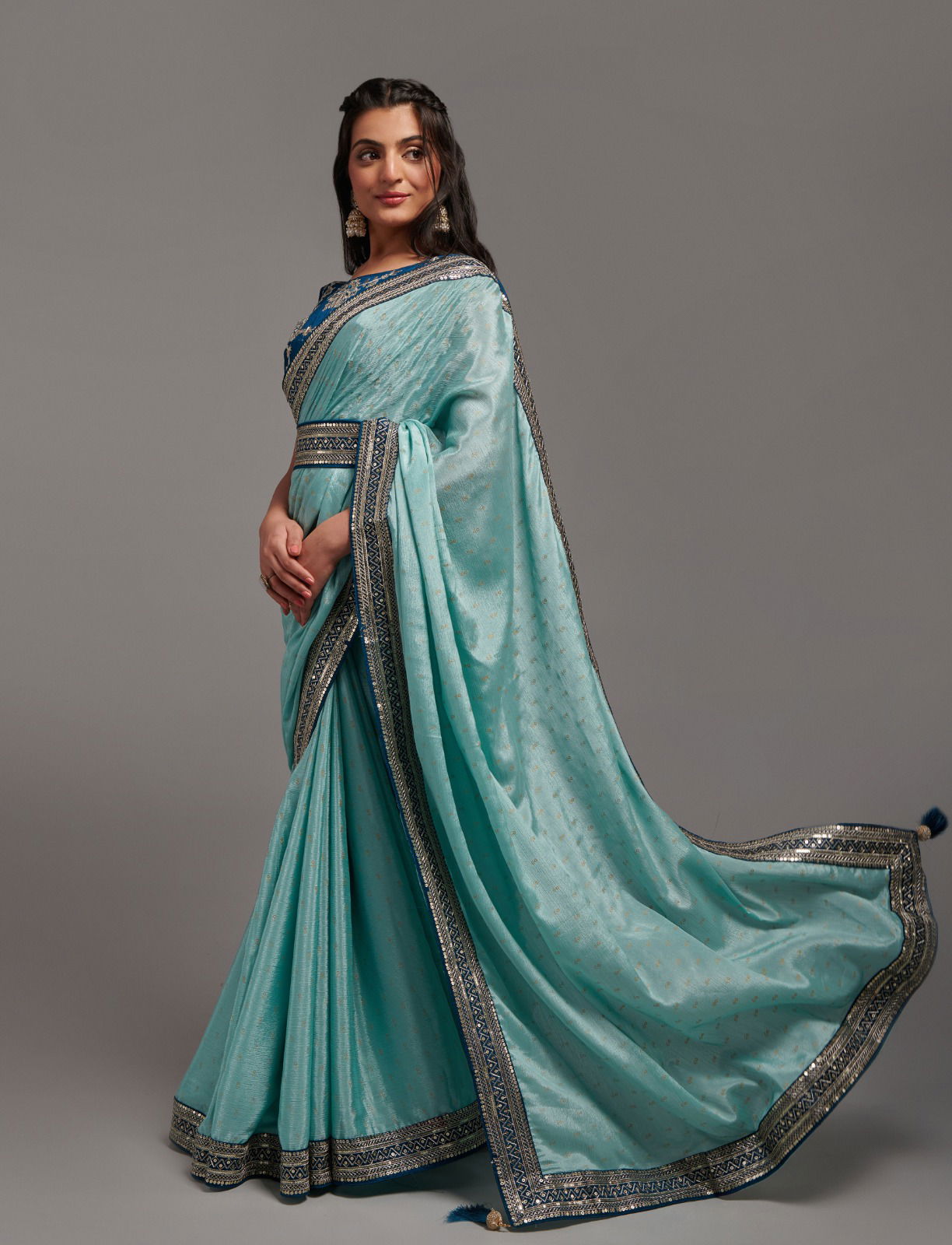 Aasma By Tc Chinon Foil Print Party Wear Sarees Catalog